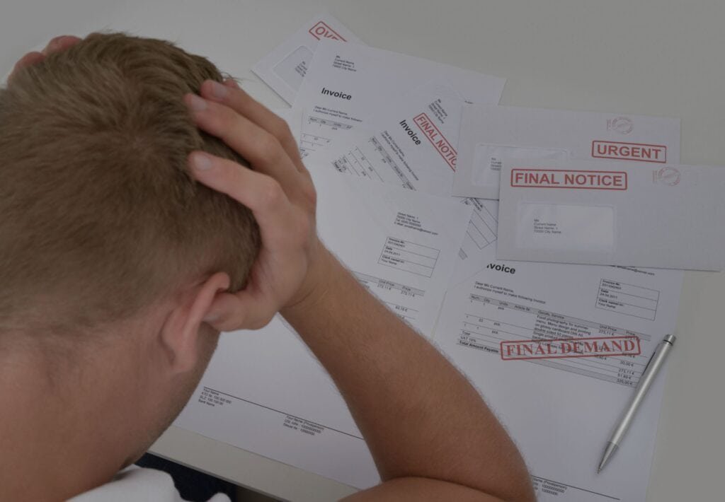 unpaid bills
